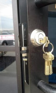 Falcon commercial lock installation Commercial Interchangeable Cylinder Lock Installation.